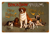 Vintage New England Dog Show  Metal Sign 12 x 18 Inches