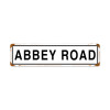 Vintage Abbey Road Metal Sign 20 x 5 Inches