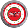 Retro Coca-colaâ® 1910 Classic Neon Clock 15 X 15 Inches