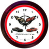 Retro Corvette C5 Neon Clock 15 X 15 Inches