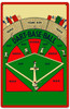 Retro Dart Baseball Metal Sign 12 x 18 Inches