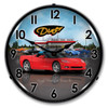 Retro C6 Corvette Convertible Diner Lighted Wall Clock