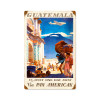 Retro Guatemala Pan America  Metal Sign   12 x 18 Inches