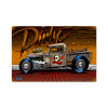 Retro Dirty Rat Rod  Metal Sign 18 x 12 Inches