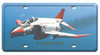 Vintage F-4 Phantom License Plate 6 x 12 Inches