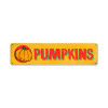 Retro Pumpkins Metal Sign 20 x 5 Inches