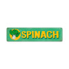 Retro Spinach Metal Sign 20 x 5 Inches