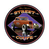 Street Coupe Round Metal Sign 14 x 14 Inches