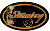 Stromberg Oval Metal Sign 24 x 14 Inches