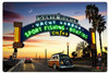 Santa Monica Pier XL Metal Sign 24 x 36 Inches