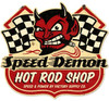 Speed Demon Hot Rod Shop Metal Sign 27 x 24 Inches