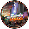 Warner Grand Theatre Round Metal Sign 14 x 14 Inches