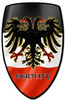 Germany Shield Custom Shape Metal Sign 7 x 10 Inches