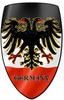 Germany Shield Custom Shape Metal Sign 21 x 32 Inches