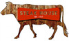 Steakhouse 3D Metal Sign 30 x 18 Inches