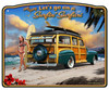 Surfin' Safari Metal Sign 24 x 30 Inches