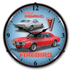 1967 Firebird Lighted Wall Clock 14 x 14 Inches