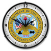 US Army Seal Lighted Wall Clock 14 x 14 Inches