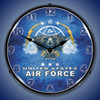 United States Air Force Lighted Wall Clock 14 x 14 Inches