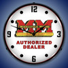 Minneapolis Moline Lighted Wall Clock 14 x 14 Inches