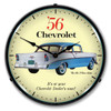 1956 Chevrolet Two Ten Lighted Wall Clock 14 x 14 Inches