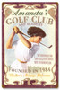 Vintage Golf Club Metal Sign - Personalized 16 x 24 Inches