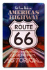 America's Highway Metal Sign 18 x 12 Inches