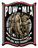 POW Metal Sign 14 x 19 Inches