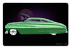 Green Mercury Side Metal Sign 18 x 12 Inches