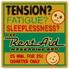 Vintage Rest Aid Metal Sign 12 x 12 Inches