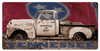 Nob Truck Flag Metal Sign 24 x 12 Inches