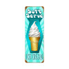 Soft Serve Metal Sign 8 x 24 Inches