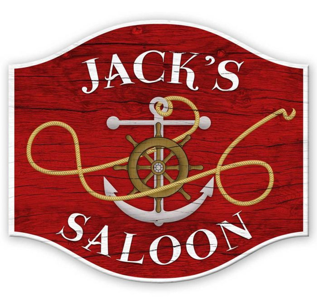 Sailor SaloonMetal Sign - Personalized  18 x 16 Inches