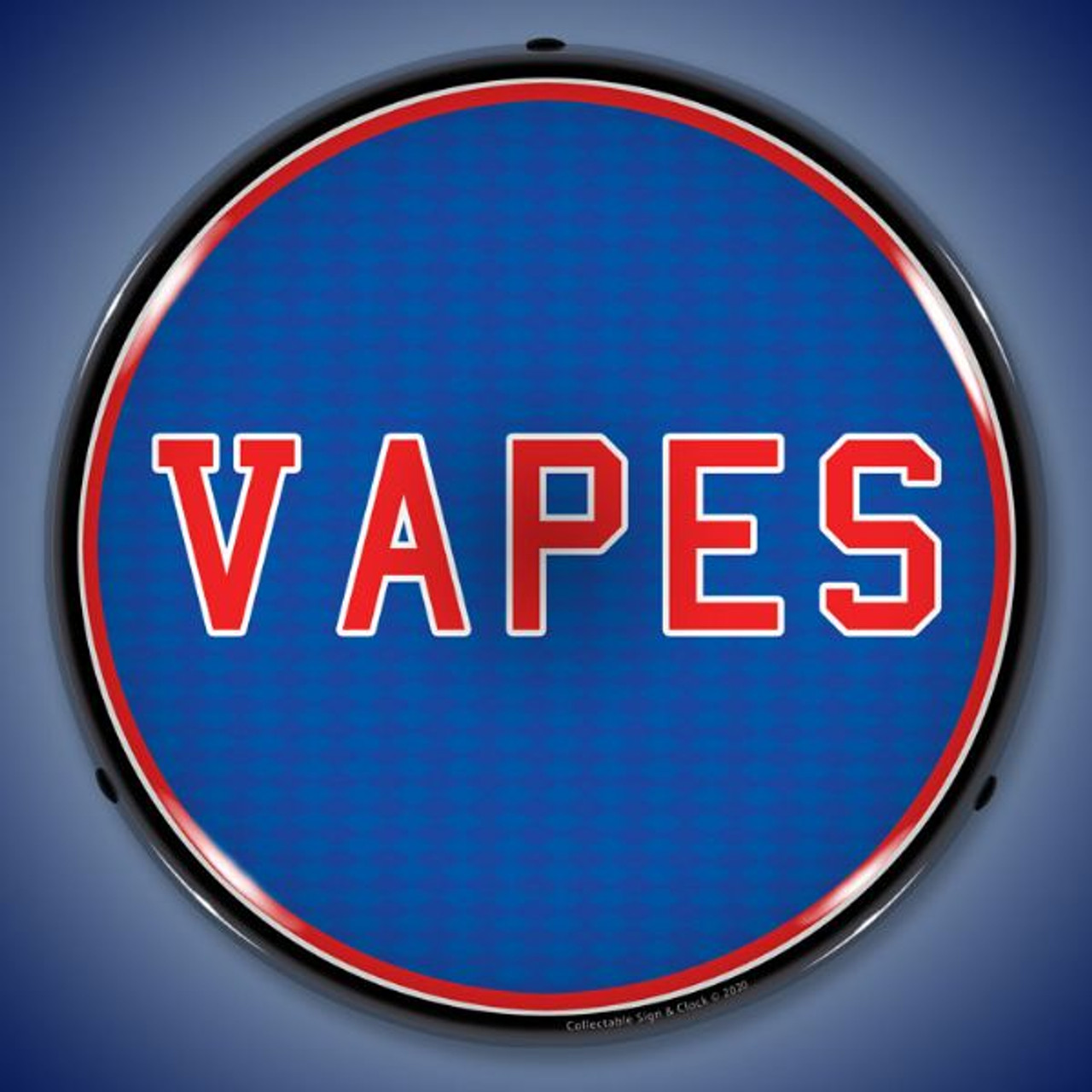 VAPES  LED Lighted Business Sign 14 x 14 Inches
