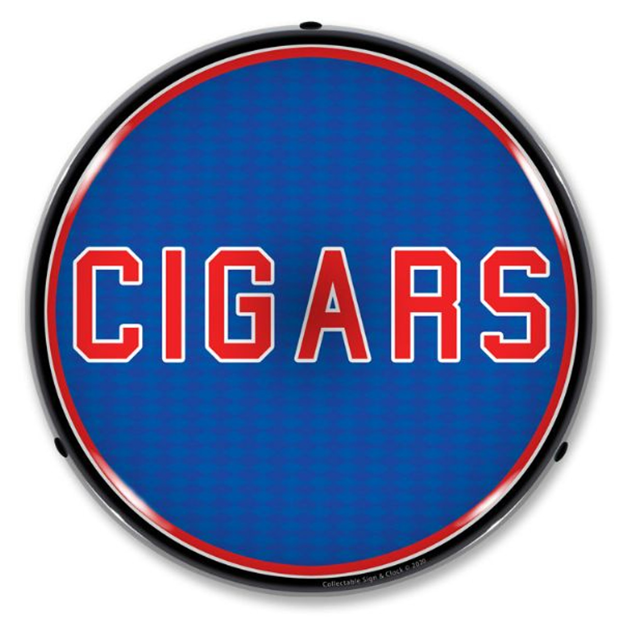Cigars LED Lighted Business Sign 14 x 14 Inches