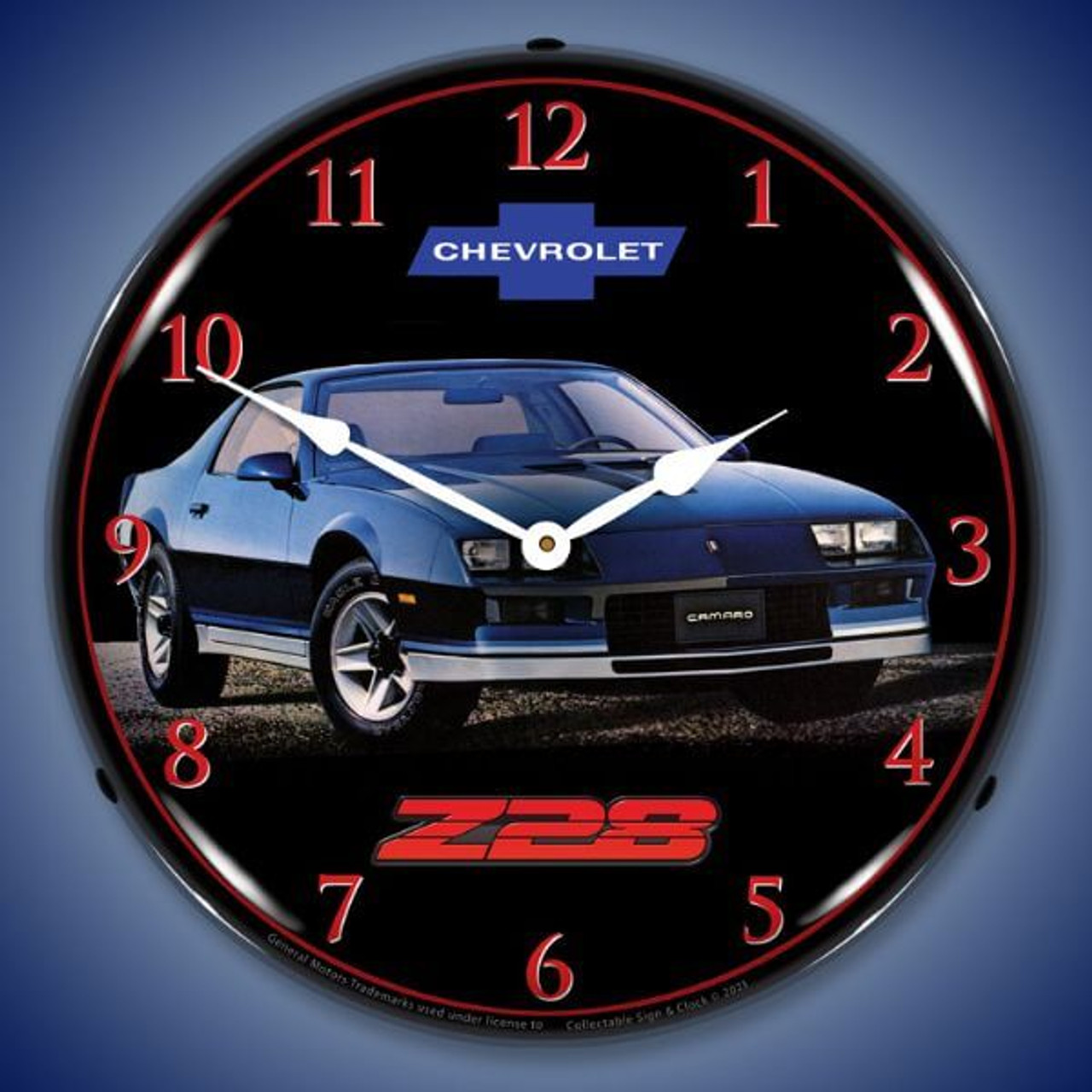 1982 Camaro Z28 LED Lighted Wall Clock 14 x 14 Inches