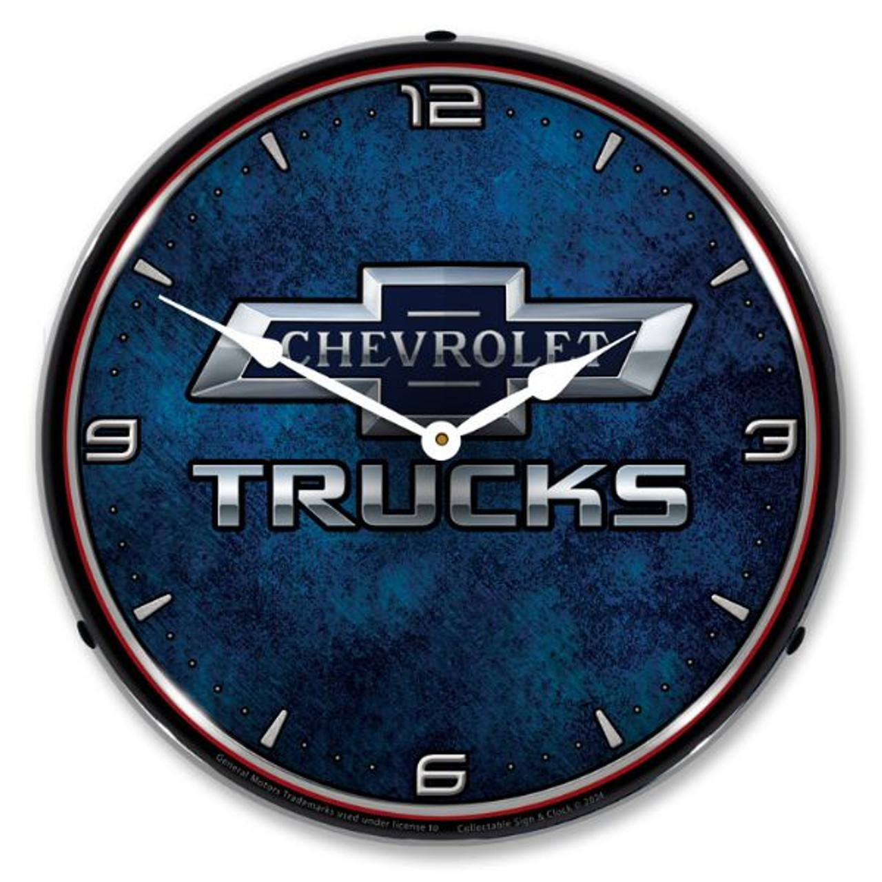 Chevrolet Trucks 100th Anniversary LED Lighted Wall Clock 14 x 14 Inches