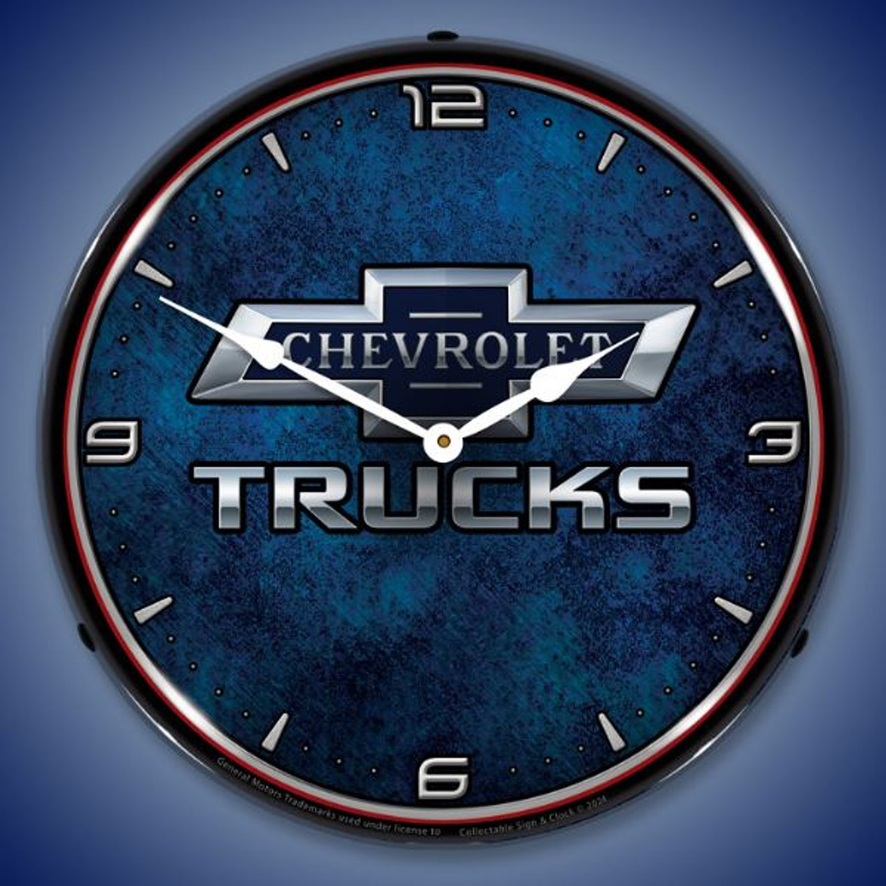 Chevrolet Trucks 100th Anniversary LED Lighted Wall Clock 14 x 14 Inches