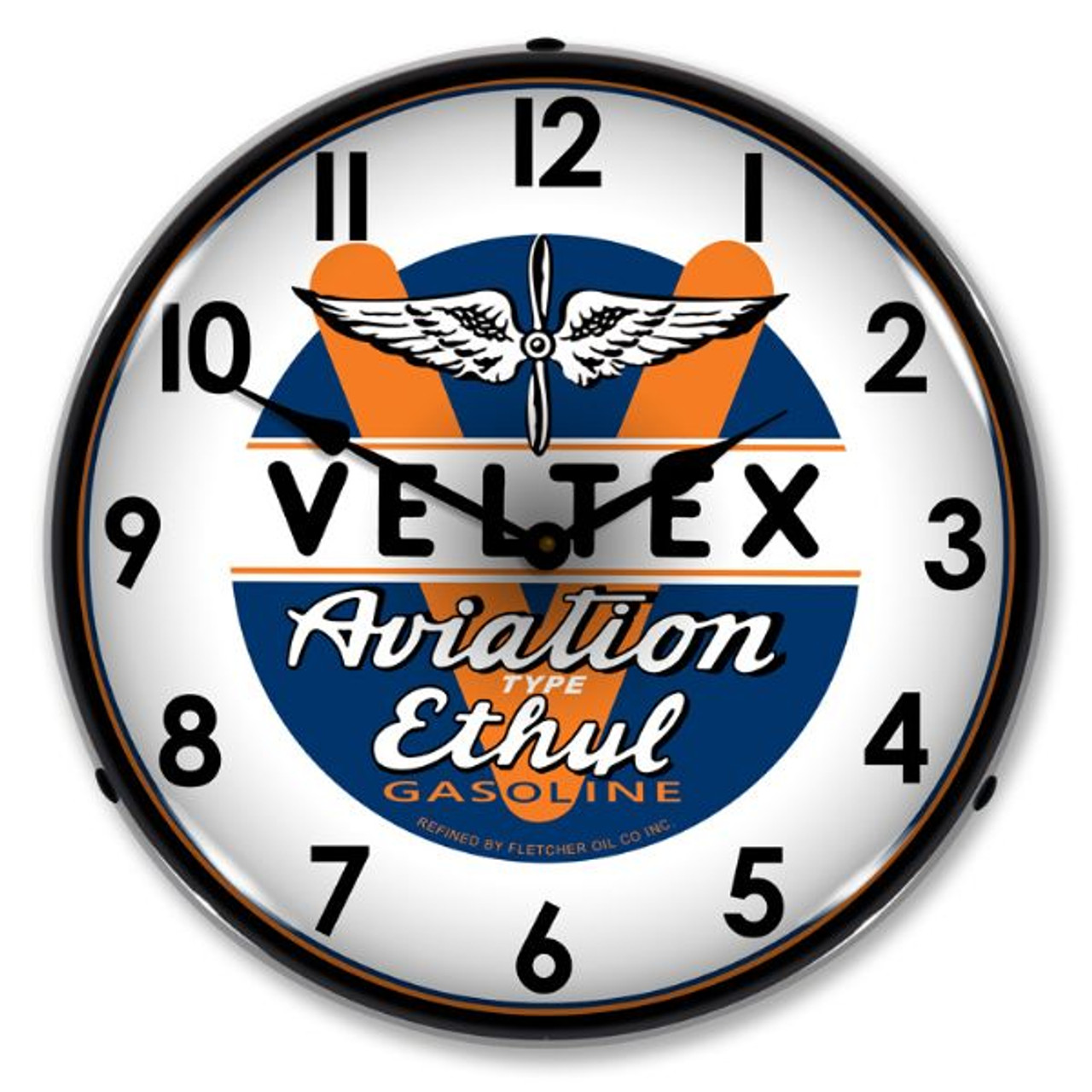 Veltex Avaition Lighted Wall Clock