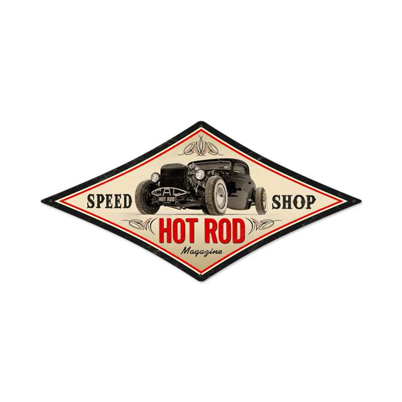 Vintage Speed Shop Metal Sign 22 x 14 Inches Inches