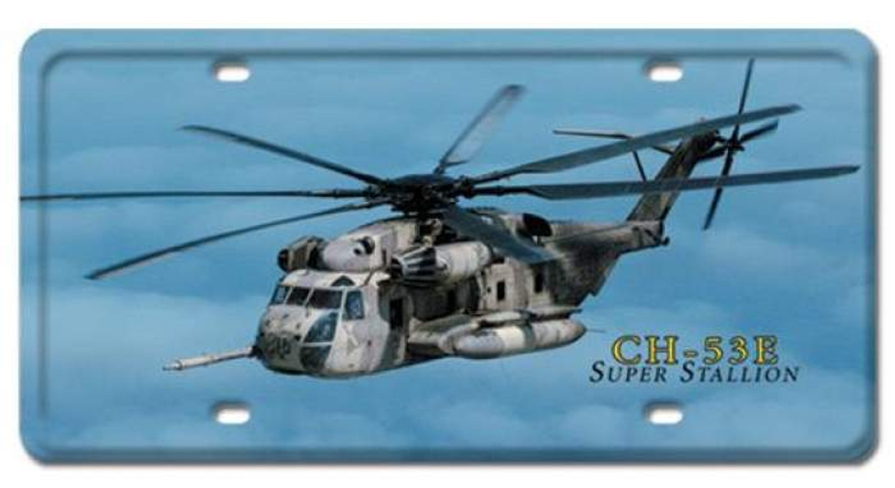 Vintage CH-53E Super Stallion License Plate 6 x 12 Inches
