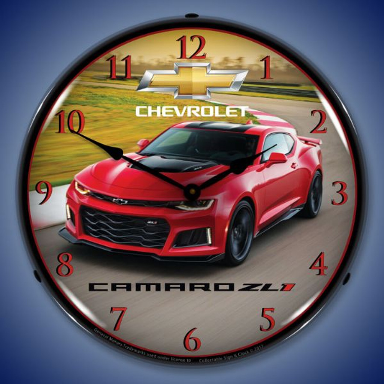 2017 Camaro ZL1 Lighted Wall Clock 14 x 14 Inches