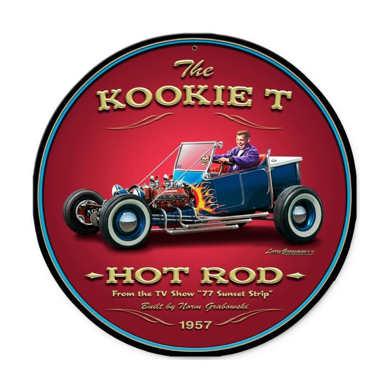 Kookie T Metal Sign 14 x 14 Inches