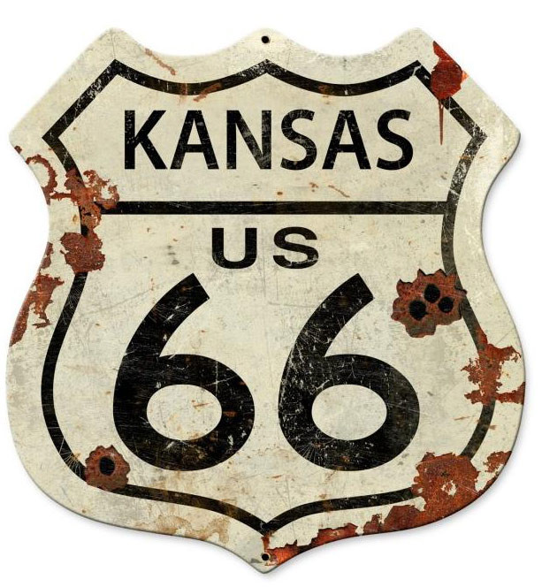 Route 66 KANSAS Verkehrsschild USA Neu (Gebraucht) In Schalunen Für CHF - Foto 9