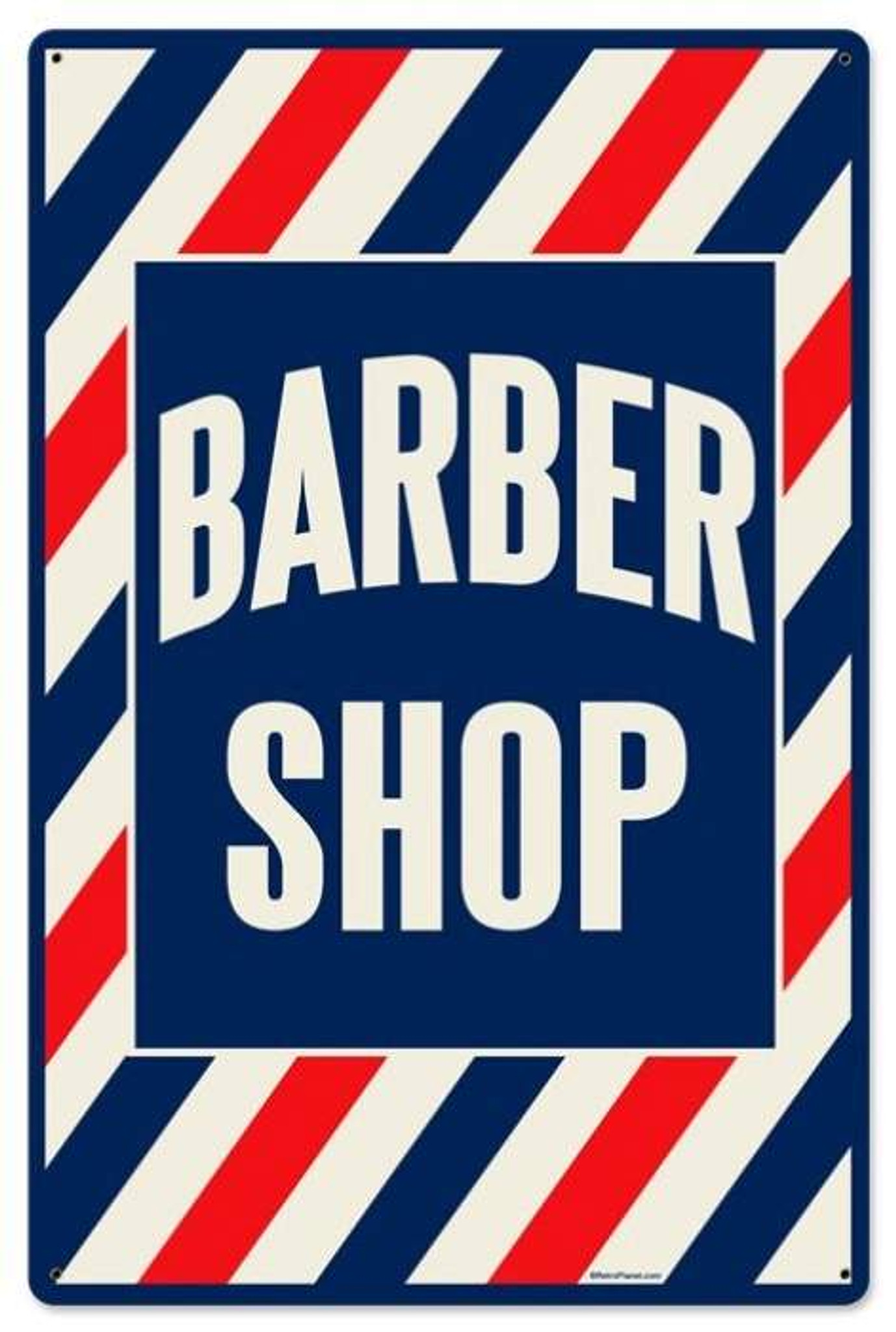 Retro Barber Shop Metal Sign 24 X 16 Inches   Images  76835  36906.1312040555 