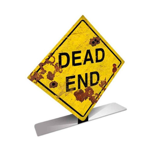 Dead End Metal Sign 16 x 16 Inches