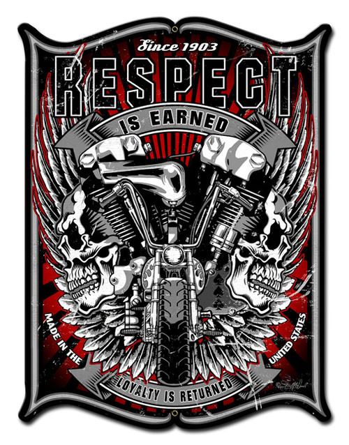 Respect Metal Sign 18 x 24 Inches