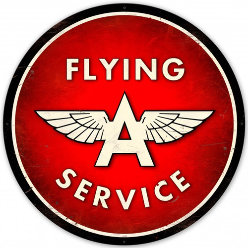 Flying A Service XL Metal Sign 42 x 42 Inches