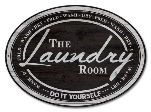 Laundry Room Metal Sign 18 x 13 Inches