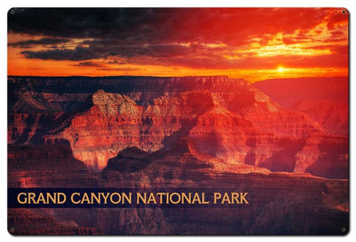 Grand Canyon Landscape Metal Sign 36 x 24 Inches